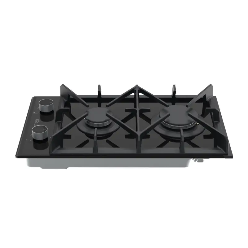 ESTUFA EMPOTRABLE DRIJA A GAS TOSCANA30 DE 29.4CM CON 2 QUEMADORES